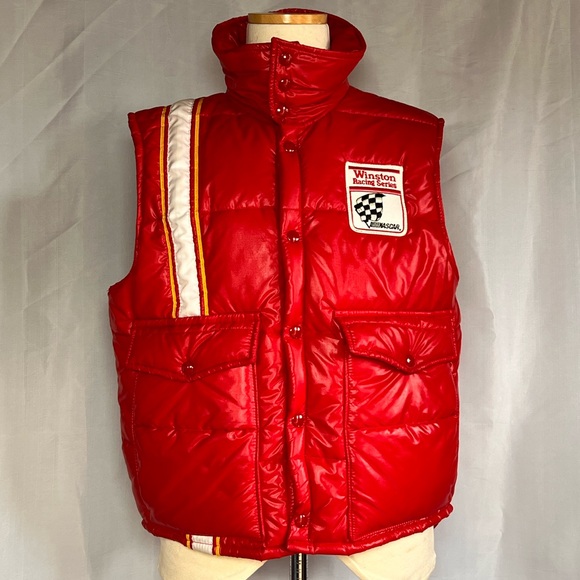 SOLD 12/17 Winston Cup Series Vintage NASCAR Puffer Vest - Picture 1 of 12